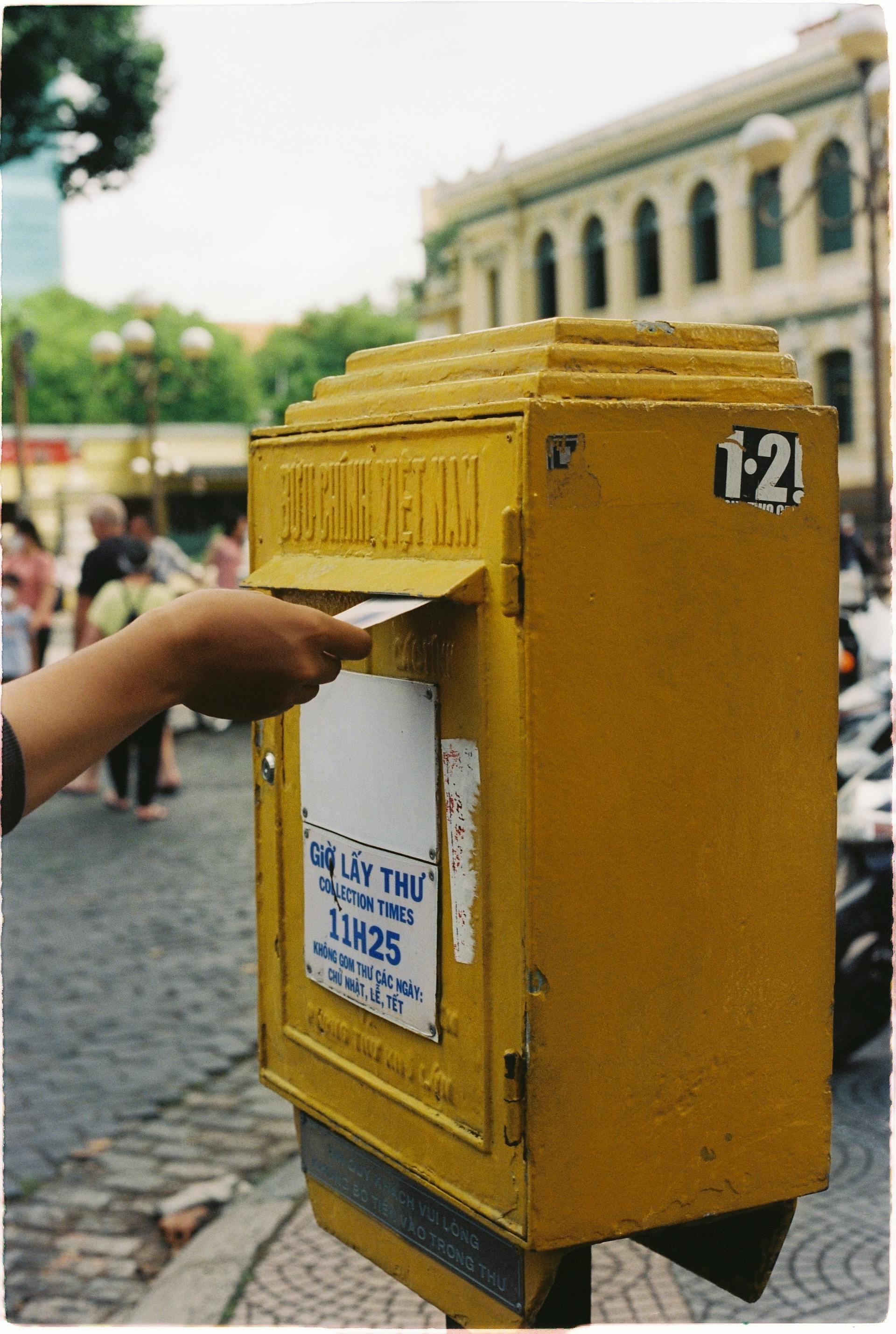 Certified mail being sent